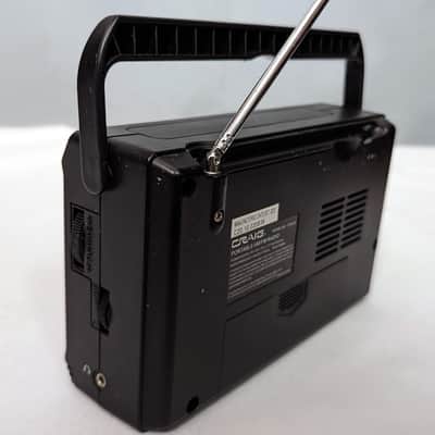 Craig CR4181 Portable AM / FM Radio - Black image 8