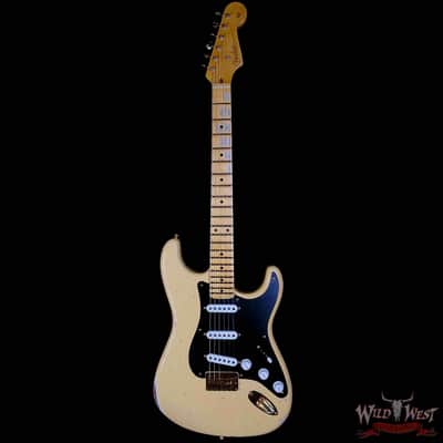 Fender Custom Shop Limited Edition 70th Anniversary 1954 Stratocaster Hardtail Relic Nocaster Blonde with Black Pickguard & Gold Hardware 6.50 LBS image 3