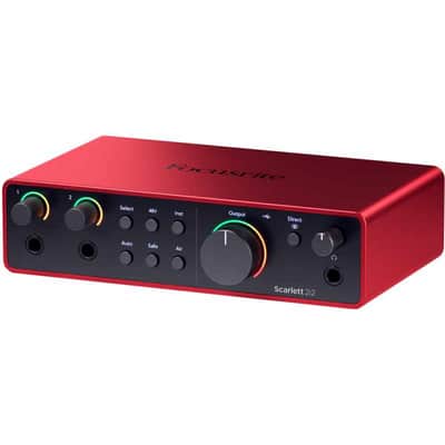 FOCUSRITE SCARLETT4-2I2 Scarlett G4 - Scarlett 2I2 4th Gen - 2 in / 2 out - USB-C image 3