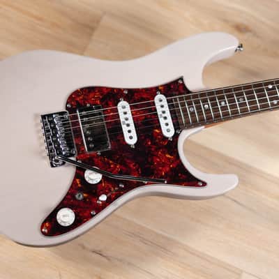 Ibanez AZ2204N Prestige HSS Guitar w/ Case – Antique White Blonde image 9