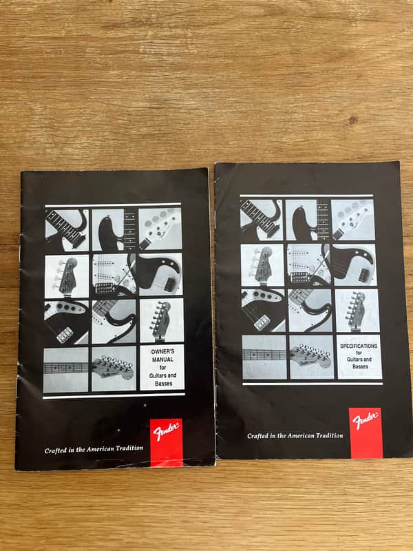 Fender owner’s manual image 1