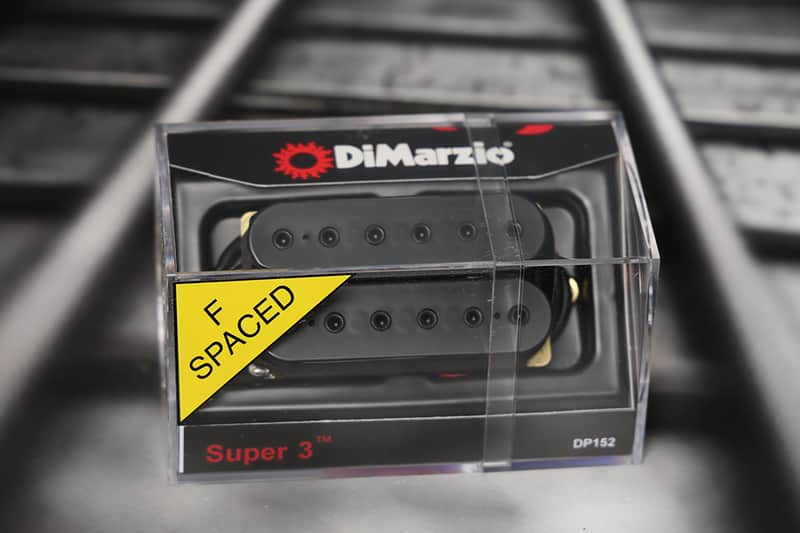 DiMarzio DP152FBK Super 3 F-Spaced Humbucker - Black image 1