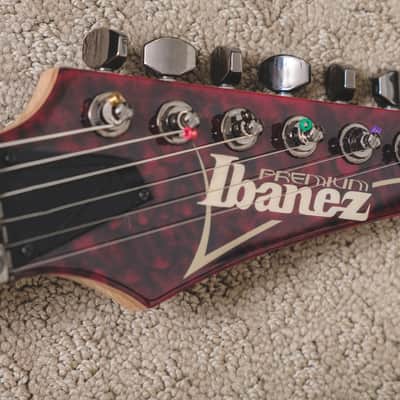 Ibanez RG920QMZ Premium Electric Guitar   red image 2