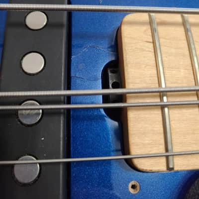 Ernie Ball Music Man Big Al 4SSS 2011 - Pearl Blue image 13