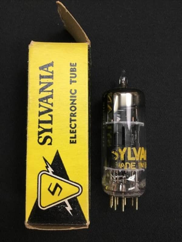 SYLVANIA 6CS7 NOS Black Plate Oscillator Amp VACUUM TUBE Tested USA 10.4962-D image 1