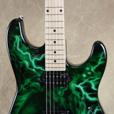 Dean USA Custom Shop 74 Green Demon NAMM Guitar image 7