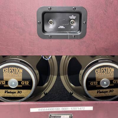 Blackstar Artisan 212 Handwired 2x12 Guitar Cabinet 2008 - Present - Burgundy image 4