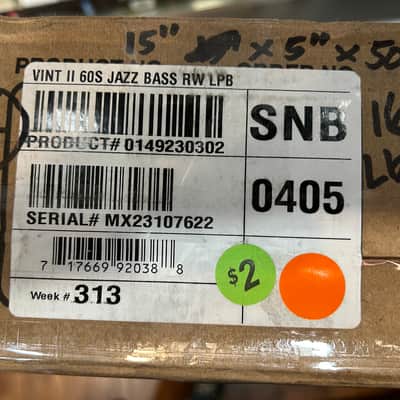 Fender Vintera II '60s Jazz Bass with Rosewood Fretboard Lake Placid Blue #MX23107622 9 lbs. 4.2 oz image 14