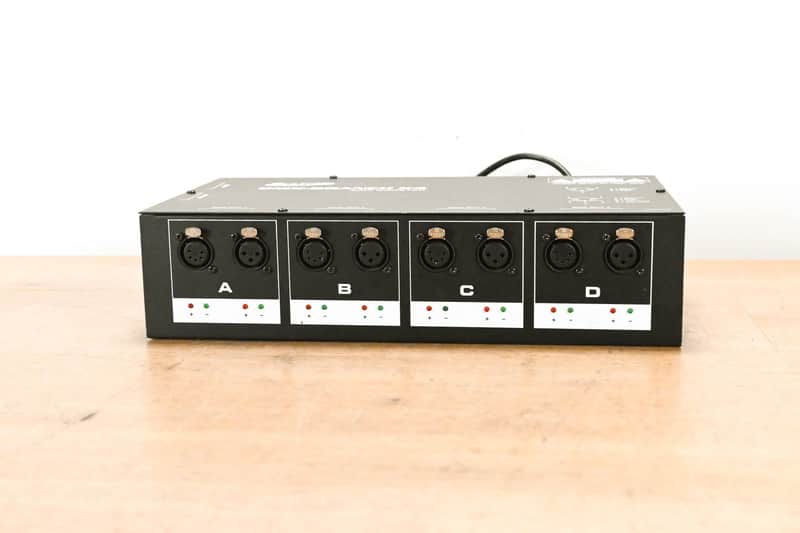 Elation DMX-Branch/4 4-Way 3-pin and 5-pin DMX Distributor CG013ZS image 1