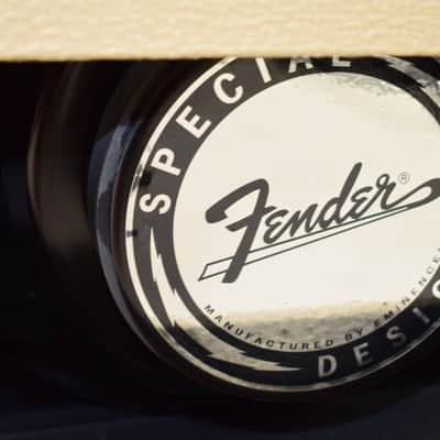 2024 Fender Super-Sonic 22 22-Watt 1x12" Combo Guitar Amp, Blonde w/ Footswitch & Cover image 5