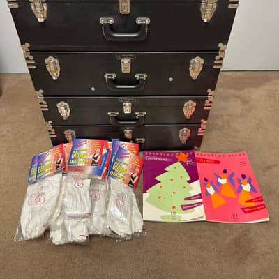Malmark 3 Octave Handbell Package (C4-C7) w/ cases, pads, tables, mallets and gloves image 8