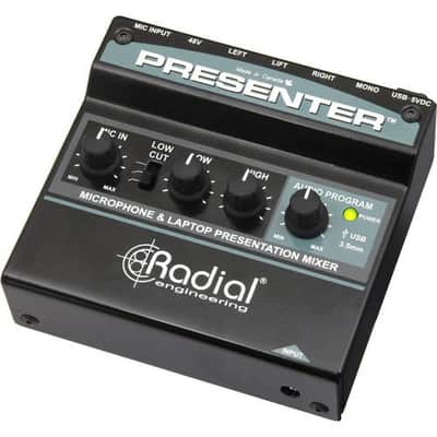 Radial Engineering Stage Control Presenter Presentation Mixer w/ Mic Preamp image 4