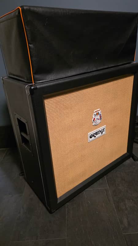 Orange PPC412 240-Watt 4x12" Guitar Cabinet 2010s - Black image 1