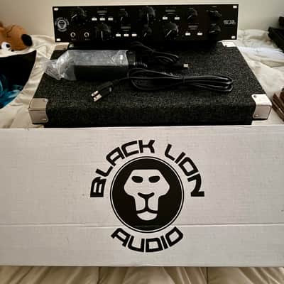 Black Lion Audio B173 Quad 4-Channel Microphone Preamp 2020 Black image 1
