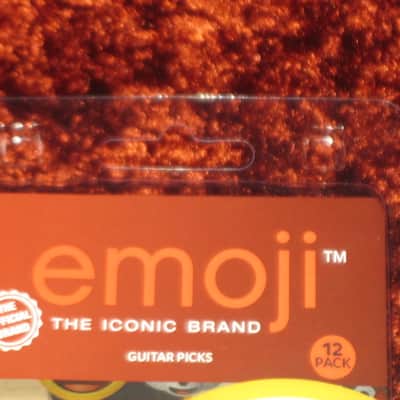 new in package (old stock) Perri's Leather Ltd. / Perri's LP12-EMO5 emoji Guitar Picks - Med Gauge - Celluloid Plastic, 351 shape - but slightly curved (LP12EMO5) image 16