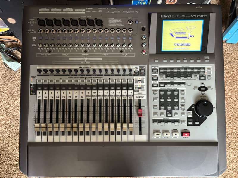Roland VS-2480HD 80 gb hard drive, VS8F-2 effects Great shape vs 2480 image 1