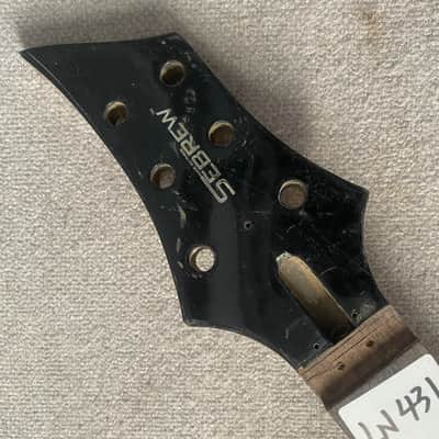 Sebrew DIY Project Guitar Maple Neck, 24 Frets Rosewood Fingerboard image 4