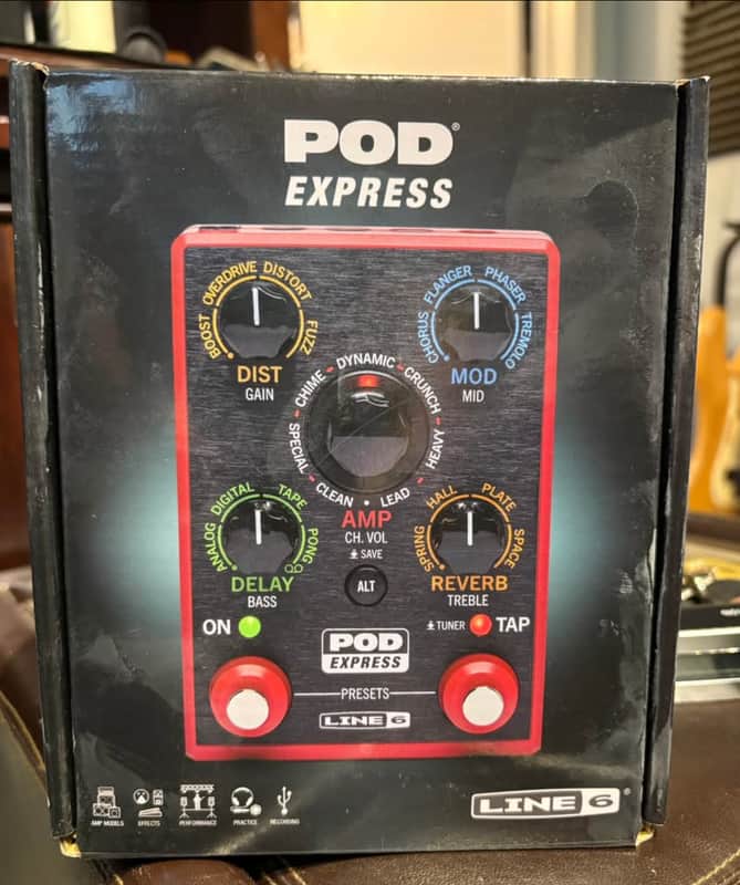 Line 6 POD Express 2024 - Present - Red / Black image 1