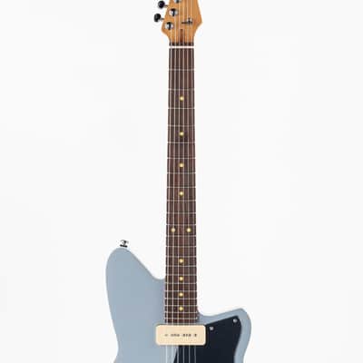 Reverend Double Agent W with Rosewood Fretboard - Metallic Silver Freeze image 7