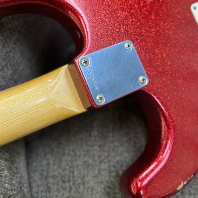 Fender Custom Shop “Not-Rod” ’60s Stratocaster - 2019 - Red Sparkle Relic. Master Built by Mark Kendrick image 10