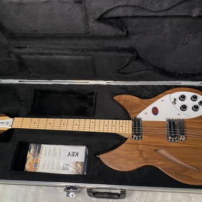 NEW! Rickenbacker 330W Walnut - Semi Hollow Electric Guitar - Authorized Dealer - 7lbs - G07465 image 11