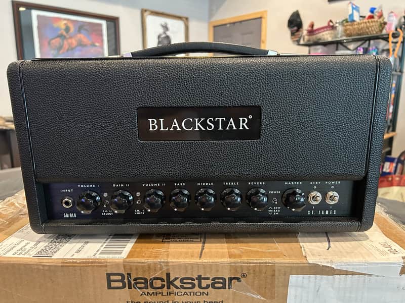 Blackstar St. James 6L6 2-Channel 50-Watt Guitar Amp Head 2022 - Present - Black image 1