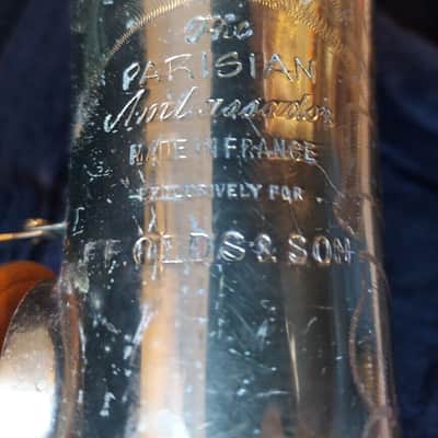 Olds Parisian Ambassador Alto Saxophone, France, Good Condition image 2