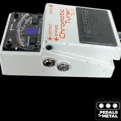Boss TU-2 Chromatic Tuner (Dark Gray Label) 1998 - 2009 - White - X16678 image 3