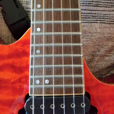 Ibanez Premium RG920QMZ Liquid Inferno Dimarzio Crunchlab RG 920 Electric Guitar Edge Zero image 7