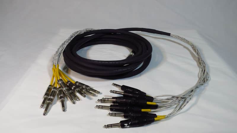 Horizon CUSTOM 9 Pair 8 Channel - 1/4" TRS to 1/4" TS - Black image 1