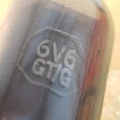 RCA 6V6GT/G tNOS AT1000 TESTED Vacuum Tube greyglass WWII era Beam Power 6V6 1938-1946 image 6