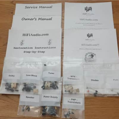 Kenwood KR-9000G restoration kit filter capacitor repair rebuild fix image 2