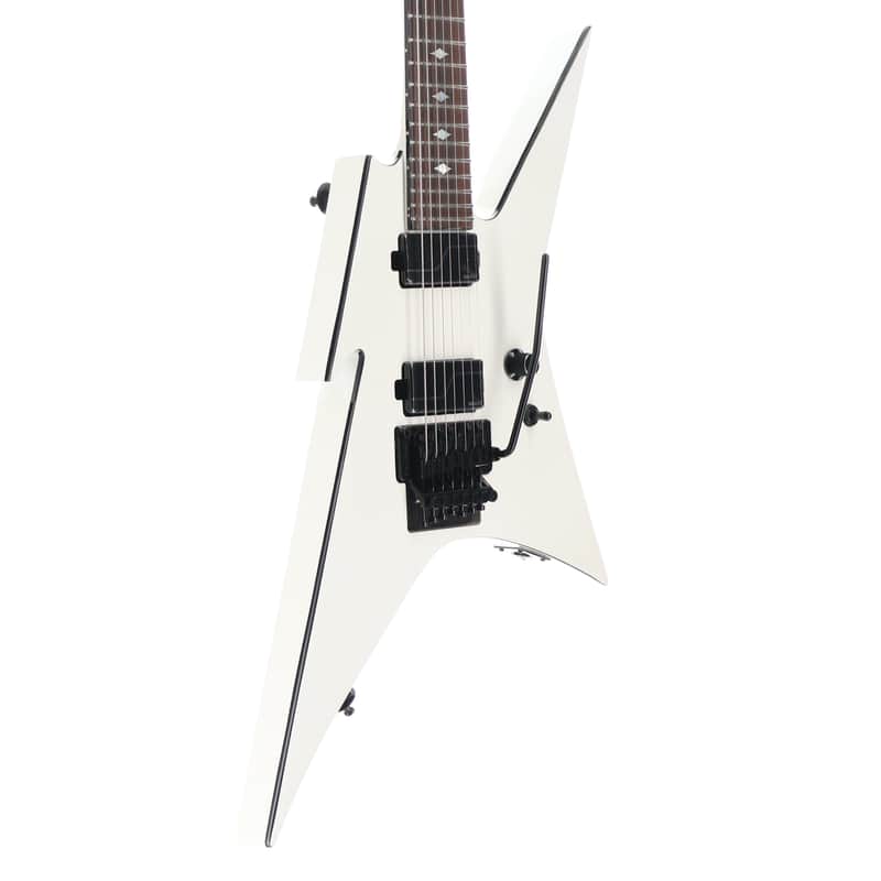 BC Rich Ironbird Extreme MK2, 7 string with Floyd Rose - Glitter White (AA6) (40145) (40145) image 1
