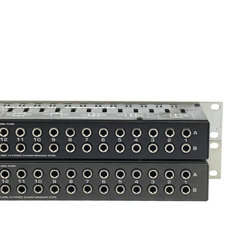 Behringer Ultrapatch Pro PX2000 48-Point TS Patchbay - Silver TGHM