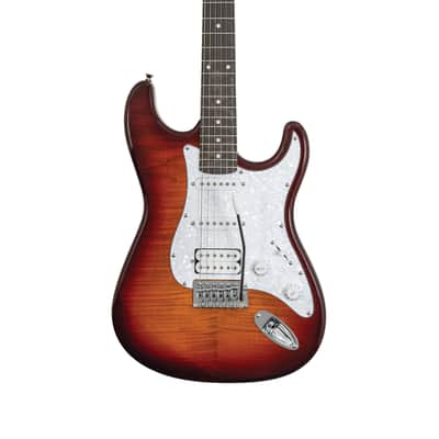 Washburn SFDSB-U Sonamaster Deluxe Electric Guitar. Sunburst image 1