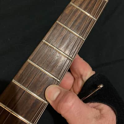 Left Handed Fernandes Vertigo Metallic Red Modded image 4
