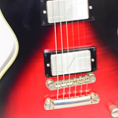 2021 Epiphone Les Paul Prophecy Electric Guitar, Red Tiger Aged Gloss image 5