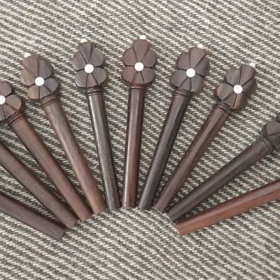 Rabab Instrument Pegs made of Rosewood materiala pack of 22 pcs image 2