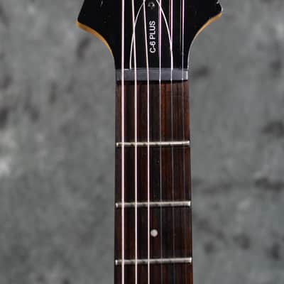 Schecter C-6 Plus Diamond Series Charcoal Burst w/ FAST Same Day Shipping image 2