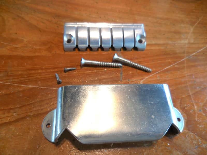 Harmony Silvertone Lapsteel Tailpiece and Cover w/all hardware 1940's image 1