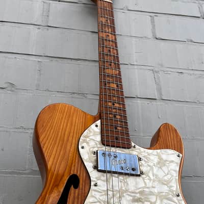 1974 Greco TE-450N Thinline Tele ... EMBOSSED Maxon PU-103 Prototype Wide-Range Humbuckers ... BAKED MAPLE FRETBOARD ... (Made In Japan Lawsuit Era) + GIGBAG image 7