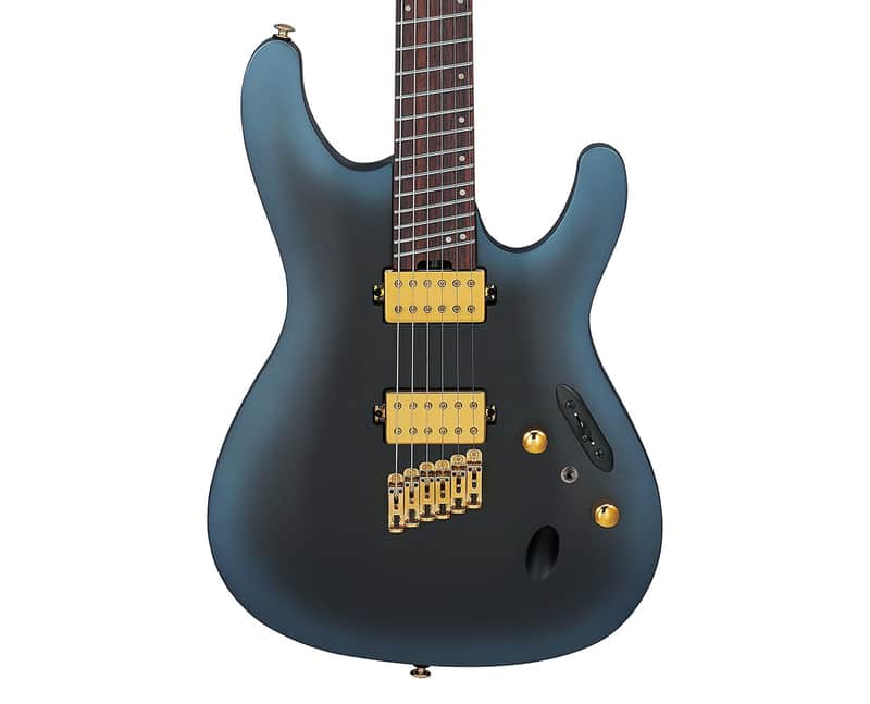 Used Ibanez SML721MAM S Axe Design Lab MS Guitar - Midnight Arctic Ocean image 1