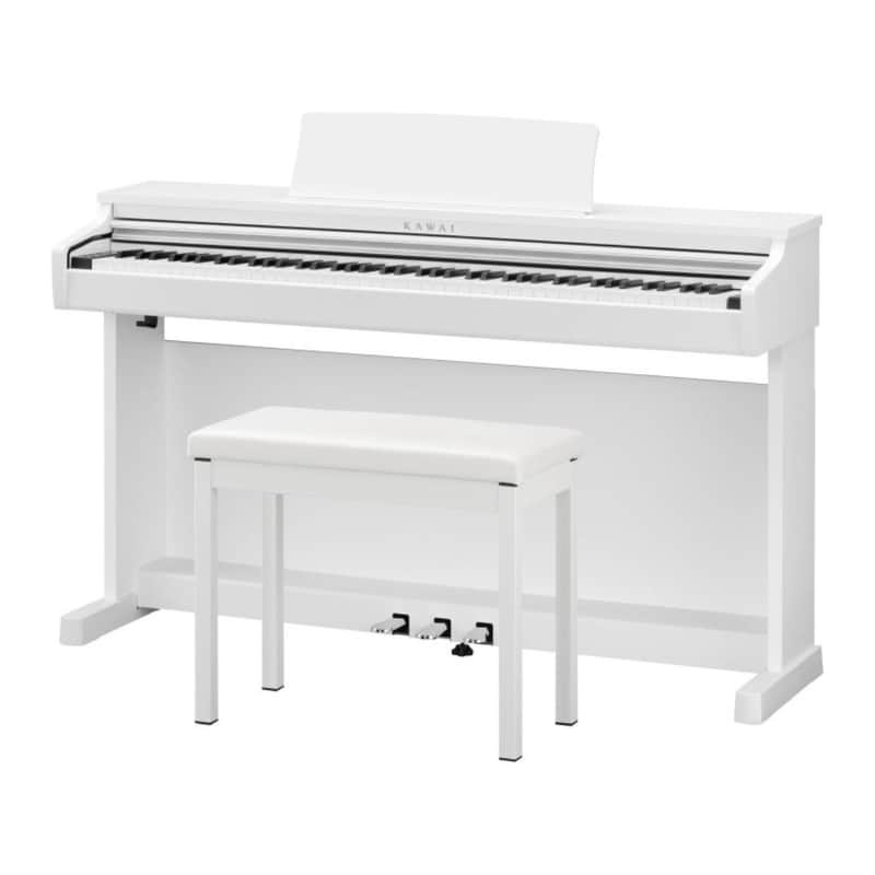 Kawai CX202 Digital Piano with bench, Satin White finish (FIREWORKS26) image 1