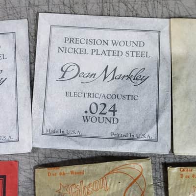 Vintage Black Diamon Martin Gibson Strings with Packaging Case Candy image 4