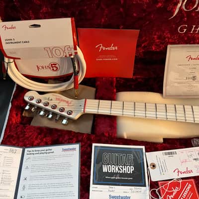 Fender John 5 Signature Ghost Telecaster 2023 White image 11