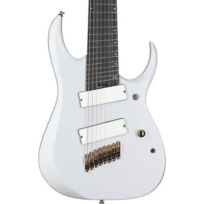 Ibanez RGDMS8 Multi-Scale Electric Guitar, 8-String, Clear Silver Metallic image 7