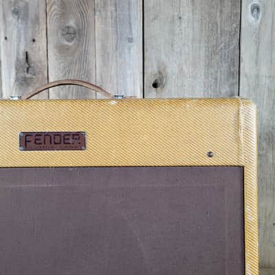 Fender Pro Amp 5D5 Tweed 1954 12AX7 Preamp vs Earlier Octal Preamp - Tweed image 10
