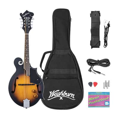Washburn M3EK-A M3E Mandolin Pack with F-style Mandolin TGF33 image 2
