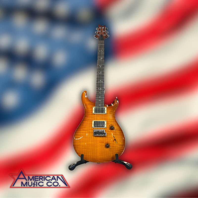 PRS Custom 24 10 top 6 String Electric Guitar Made in 2009 in Mateo Mist w/Hardcase image 1