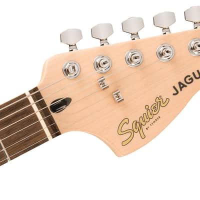 Squier Affinity Series Jaguar®, Laurel Fingerboard, Black Pickguard - 3-Color Sunburst image 5